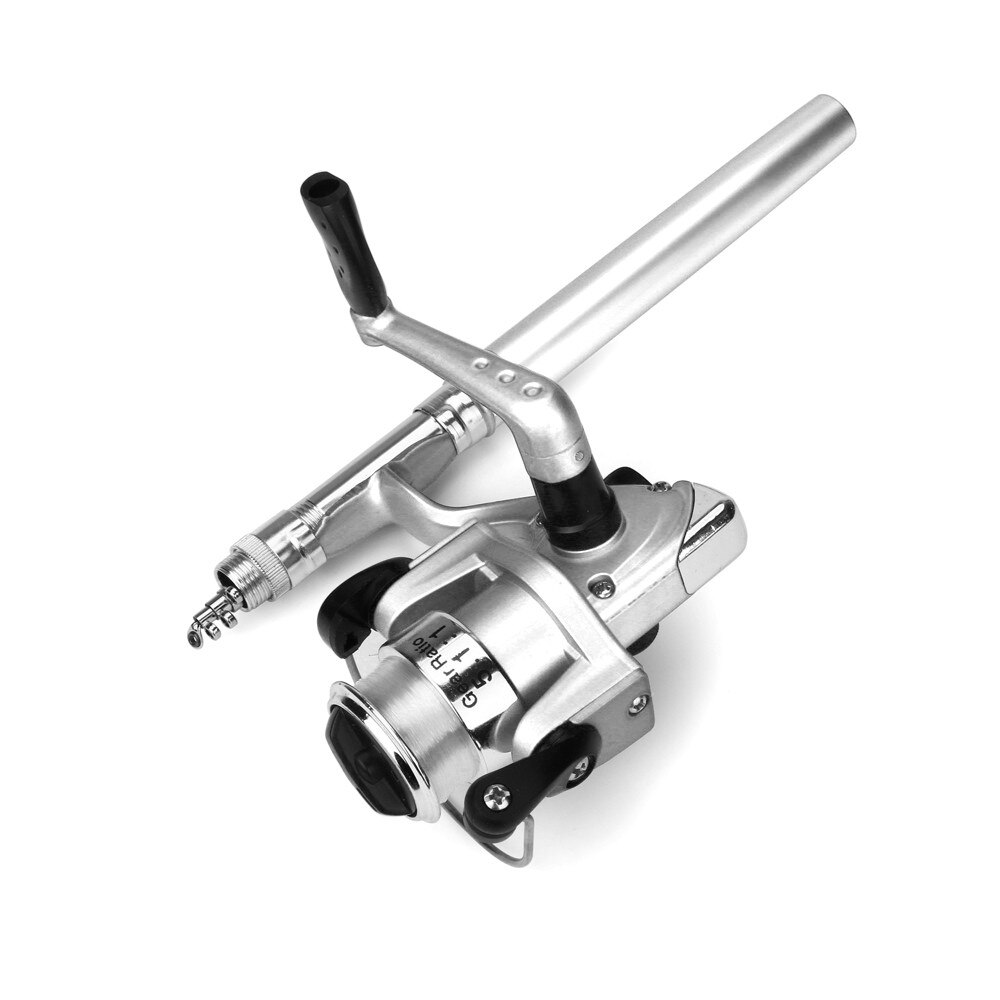 Mini Fishing Rod Portable Pocket Fish Pen Shape Aluminum Alloy Fishing Rods Pole Reel Rod Combo #t1g