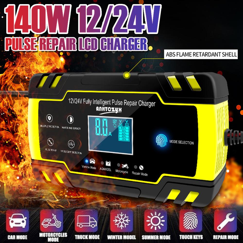 Multi-Functioneel LCD Batterij Oplader Intelligente Emergency Charger Auto Motorfiets Starten Apparaat Power Bank Sprong Starte