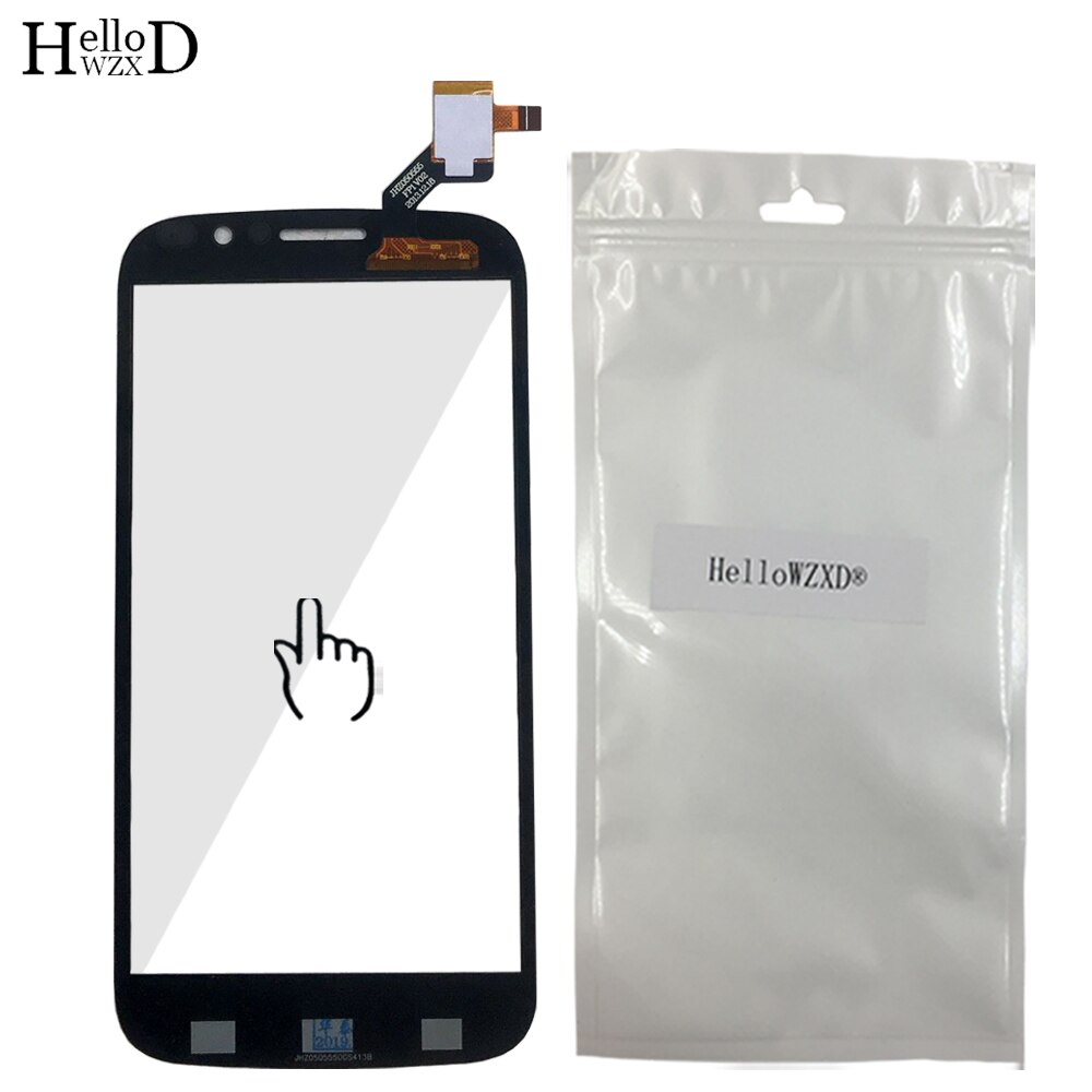 Pantalla táctil móvil para DEXP Xion X5 Dexp X5 Panel digitalizador de pantalla táctil de vidrio frontal Sensor de pantalla táctil herramientas 3M pegamento toallitas