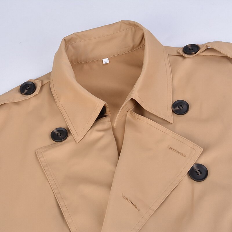 Mannen Overjas Vintage Lange Trenchcoat Mannen Jas Jassen Heren Business Zwart Casual Lange Solid Windscherm Jas Herfst Uitloper