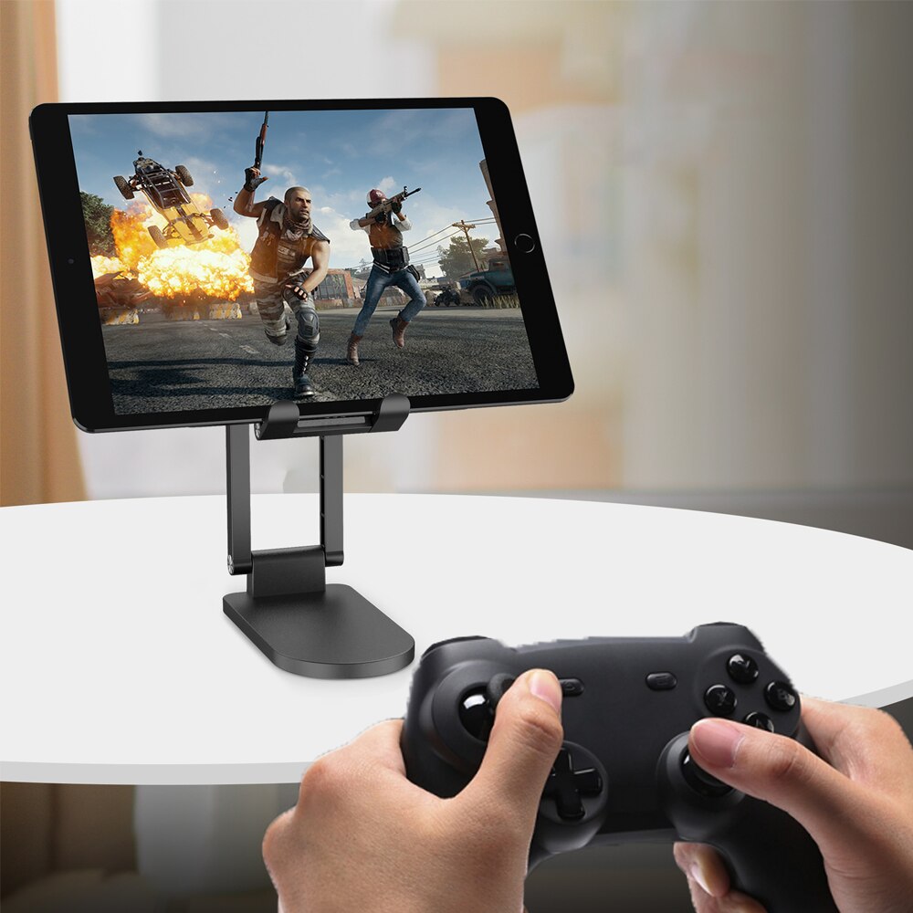 Tablet-ständer für ipad mini/samsung/xiaomi pro, iphone 13 , 12 11 handy, schreibtisch, verstellbar, faltbar, 7.9/10.5/11/12.9/16 zoll
