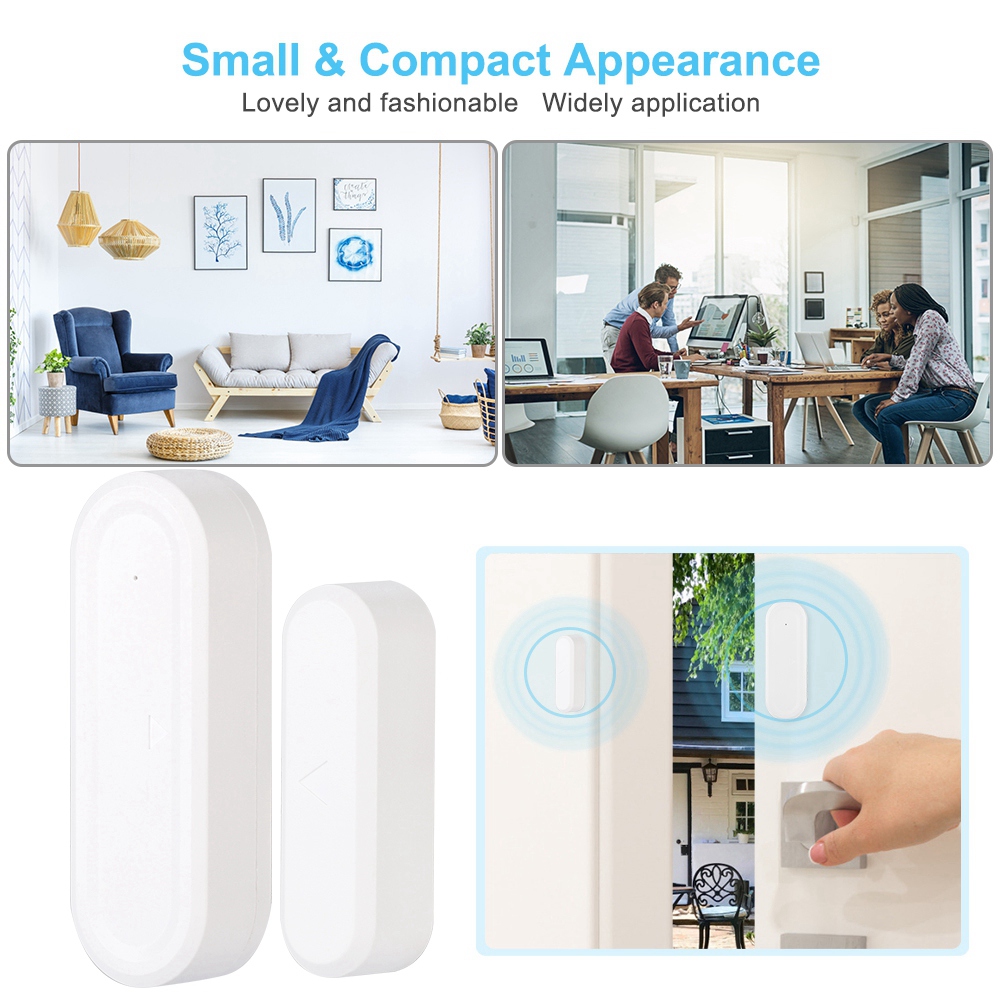 Wireless Door Window Smart Sensor BT PIR Detector Remote Control Magnetic Motion Dual Induction Sensor Home Security​​