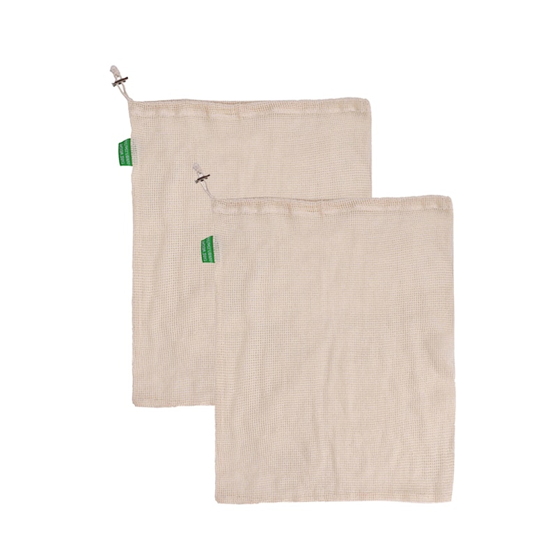 Fruit/vegetable Mesh Bag Drawstring Bundle Pocket Green Shopping Bag Kitchen Storage Bag Grocery Bag Holder Reusable Produce Bag