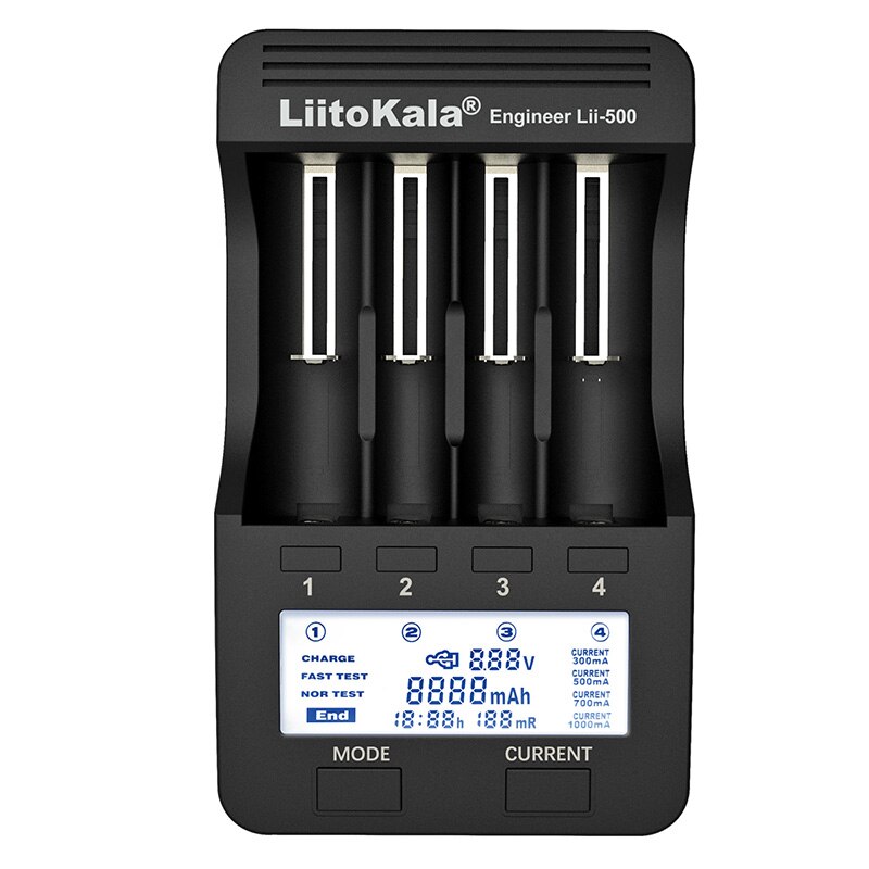 Liitokala Lii-S1 Lii-S2 Lii-S4 Lii-500 Lii-PD4 Voor 21700 26650 Aa Aaa 18650 Oplaadbare Batterij Oplader: Lii-500 only charger