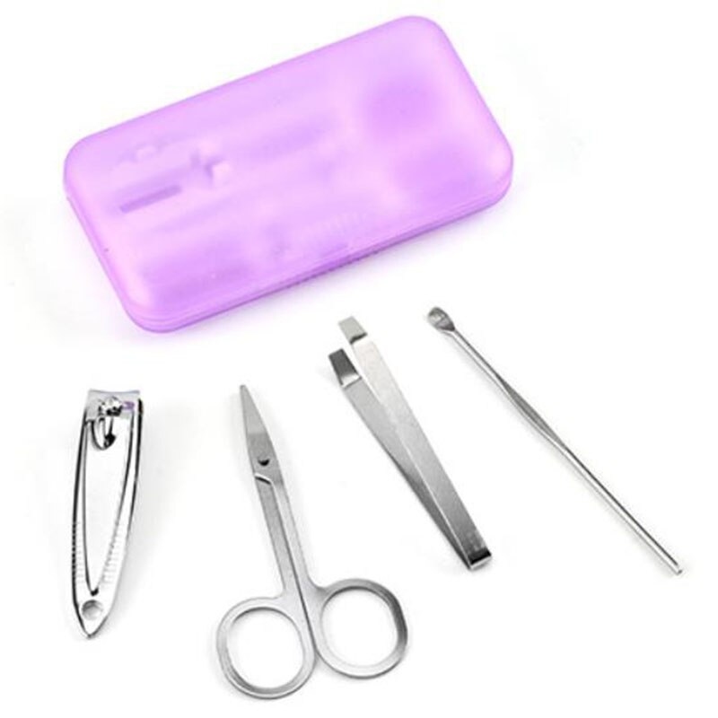 Conjunto de ferramentas profissionais para manicure, kit de ferramentas de manicure para profissional, 4, pçs/set