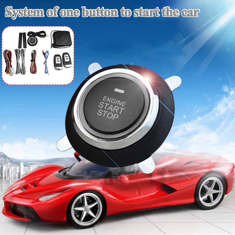 Sistema de precalentamiento de encendido de entrada sin llave para coche, pulsador Universal de 12V, 10 unids/set/juego, Parada Remota, accesorios para coche