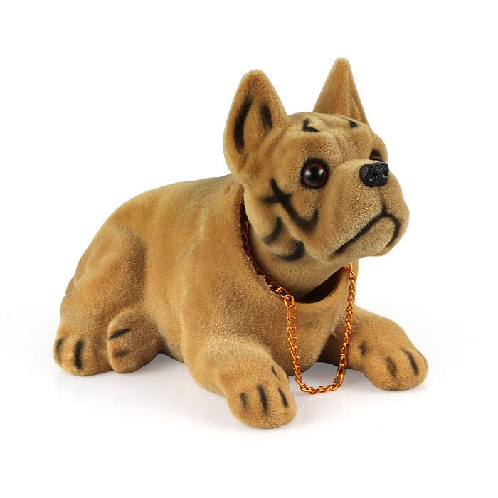 Bilpynt ryster hund nikkende hvalp dukke sød auto instrumentbræt indretning ryster på hovedet bobblehead hund boligindretning: Bokserhund