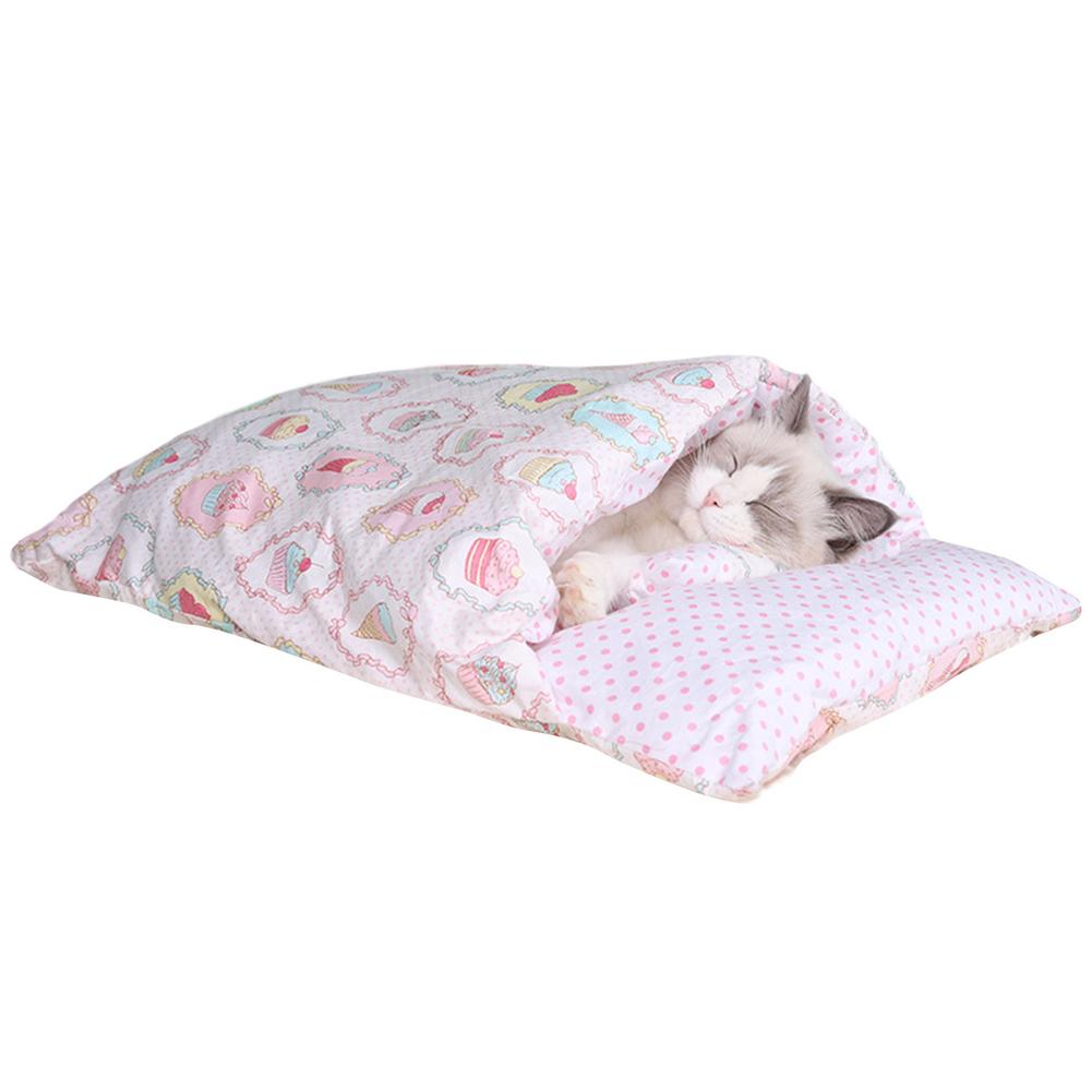 Cat Sleeping Bag Washable Comfortable Winter Pet Bed: 04