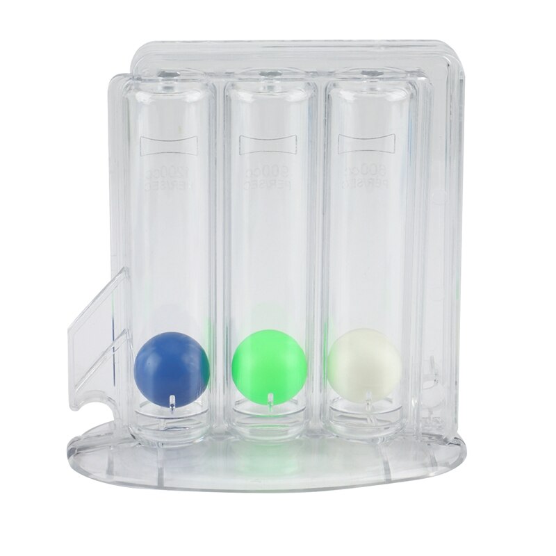 3-Ball Instrument Breath Training Student Vital Capacity Training Body Measuring Lung Function Exercise Device