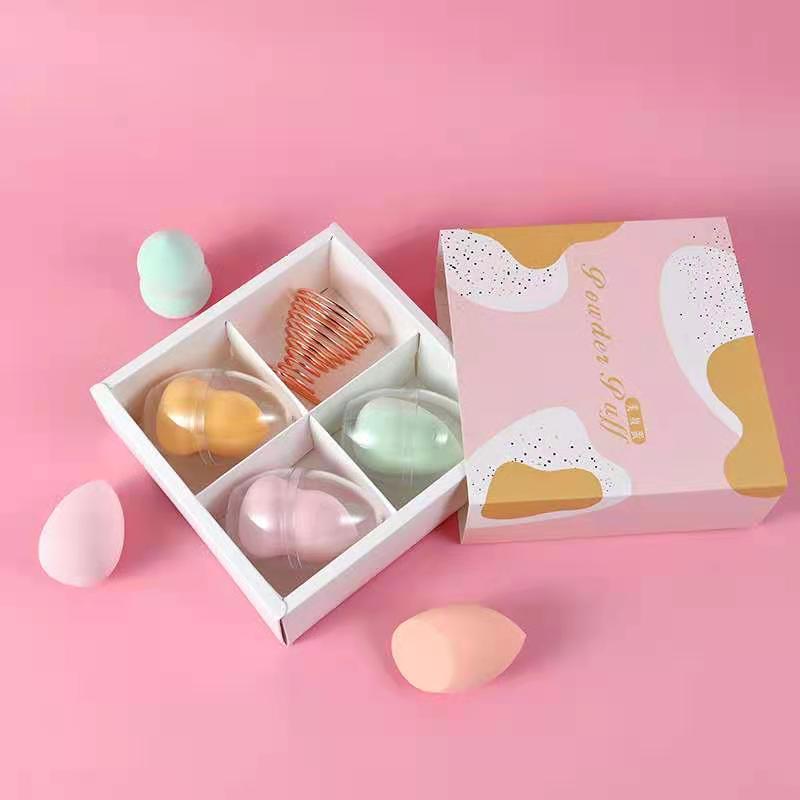Water Makeup Sponge Blending Face Liquid Foundation Cream Make Up Cosmetic Puff: set 1
