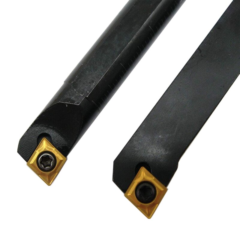 Set of SCLCR 1010H06 S10K-SCLCR06 Lathe Tool Holder Boring Bars with 10 Carbide Inserts