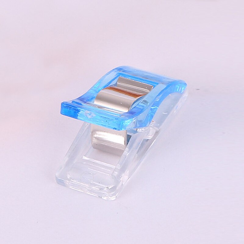 50 Pcs DIY Crafts Clip Patchwork Sewing Clips Multicolor Clover Plastic Clip