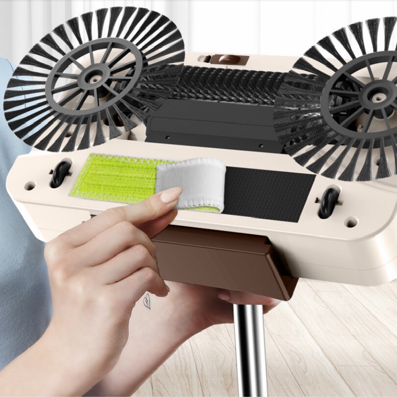 Spazzatrice di uso domestico A Mano tipo di spinta pulitore della moquette del pavimento spazzatrice spazzare robot withbroom e paletta funzione