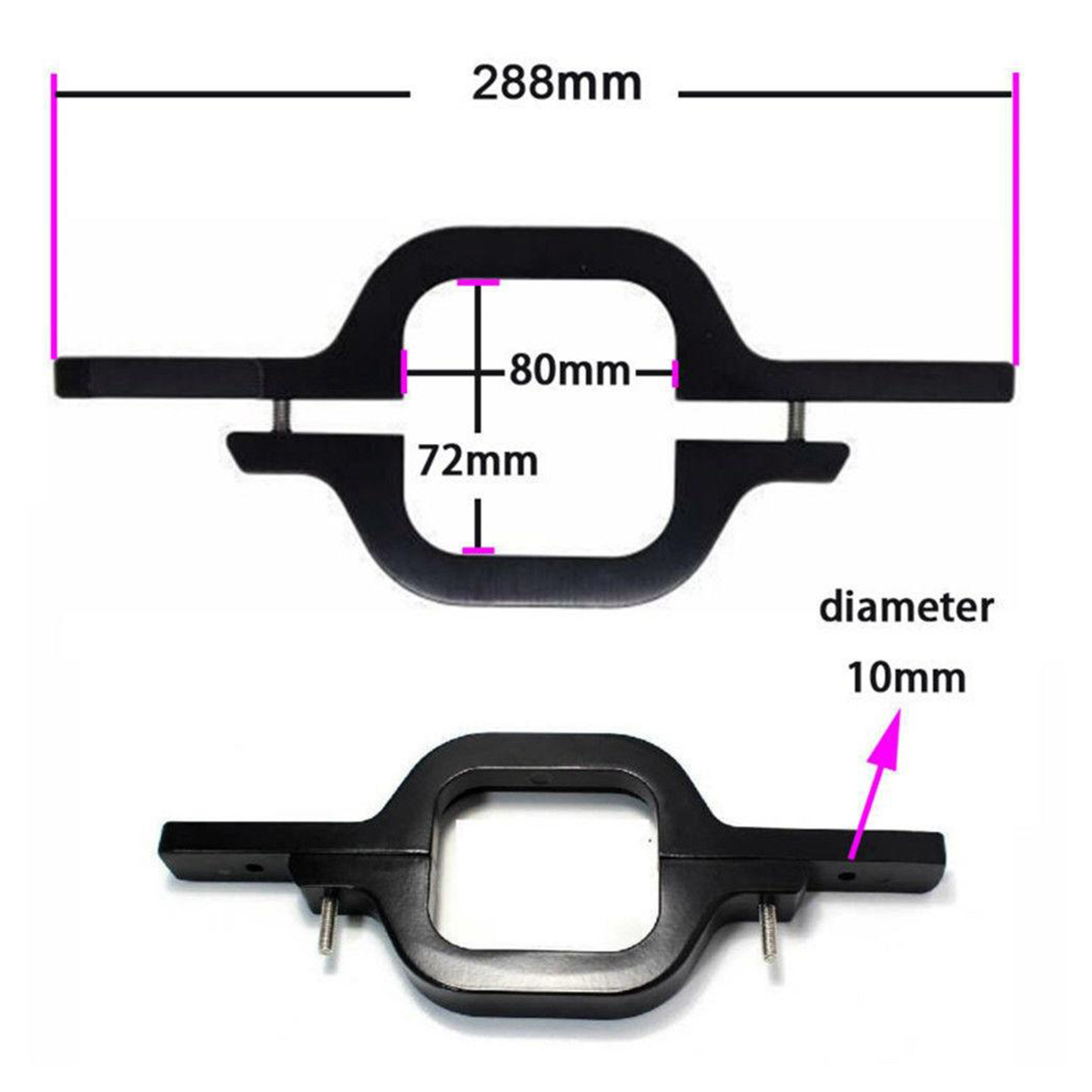 Tow Hitch Mount Brackets for Truck Trailer Dual LED Backup Reverse Lights Rear Search Lighting