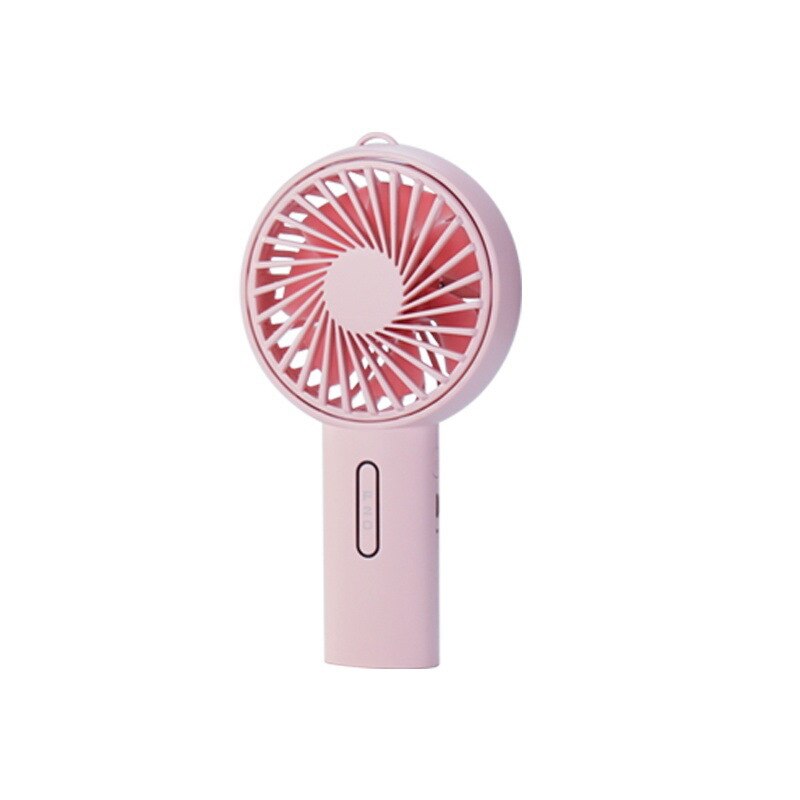 Desktop Schudden Hoofd Fan Usb Opladen Mini Grote Wind Student Slaapzaal Draagbare Handheld Kleine Ventilator: pink