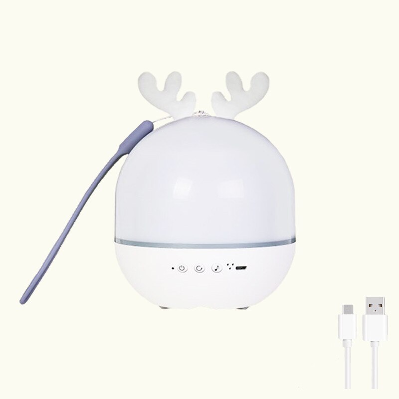 Ster Projector Kinderen Nachtlampje Bluetooth Speaker Led Night Lamp Voor Baby Projector Ster Roterende Galaxy Lamp Slaapkamer: USB Type