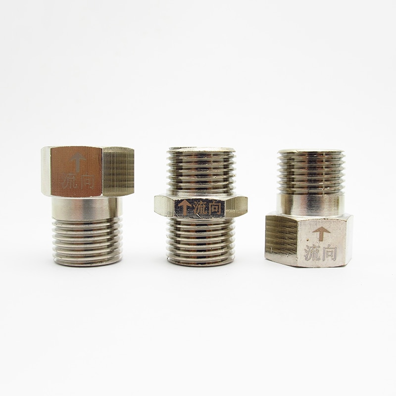 Válvula de retención de rosca hembra de latón macho BSP de 1/2 ", válvula de retención de una vía sin retorno para calentador de Tanque De Agua de agua, inodoro