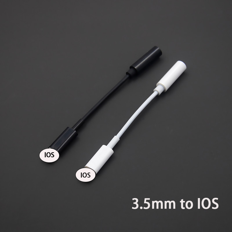 Headphone Adapter For huawei xiaomi Type-c AUX Earphone Adaptador on IOS 14 11 12 13 To 3.5mm Jack Female Male Charger Adapters