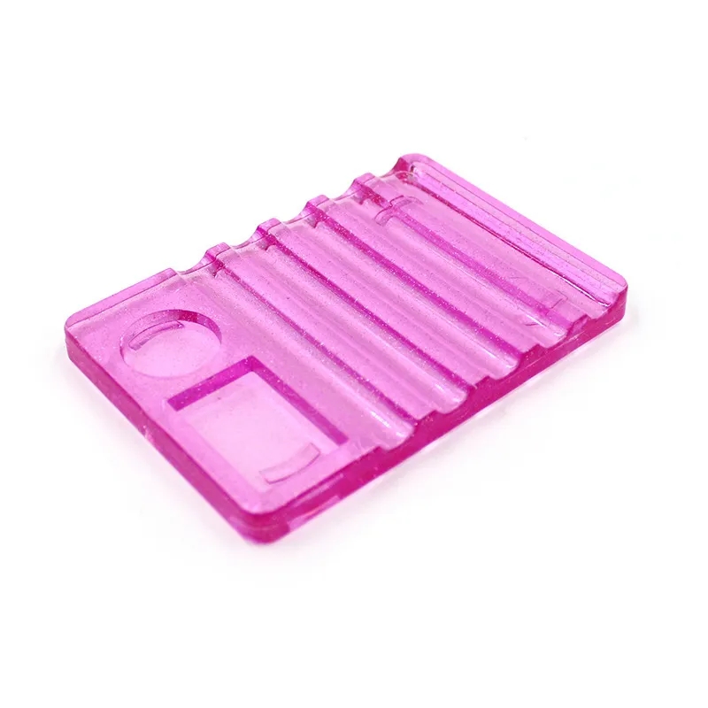 5 rutnät nagelkonst målarpenselhållare nagelborsteställ målarpennställ hållare för uv-gelpensel displayhållare manikyrverktyg