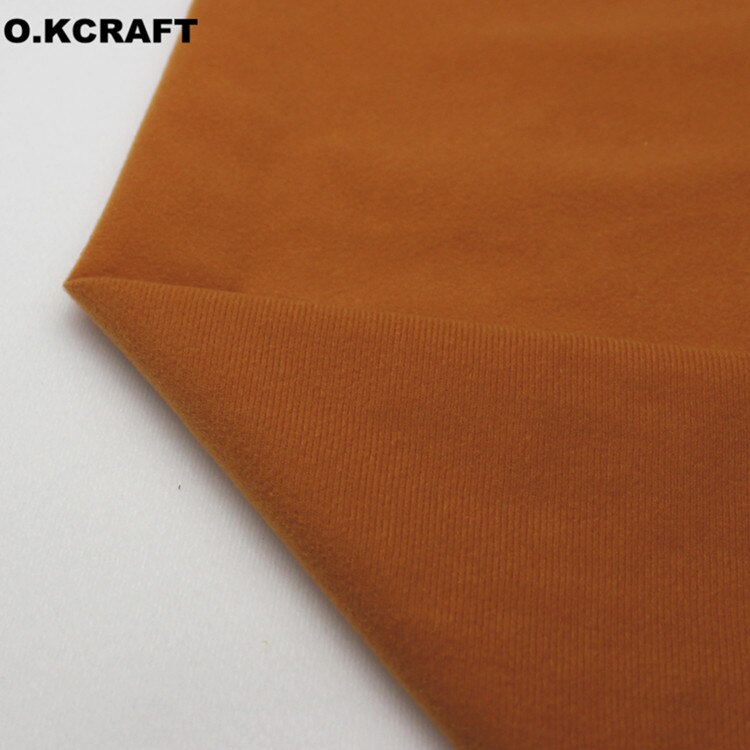 40x50 cm 30 Kleuren Goedkoopste Polyester Loop Fleece Stof Tricot Fluwelen Geborsteld Stoffen voor Patchwork Naaien Doll Gevulde speelgoed Doek: Brown Q0802
