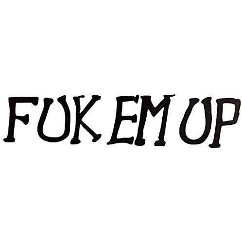 Fuk Em Up Sticker Vinyl Guitarra Guitar