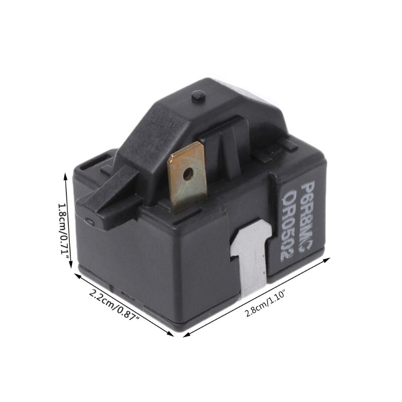 Relé de arranque para compresor PTC, deshumidificador, para refrigerador, congelador, P6R8MC, N26 20,