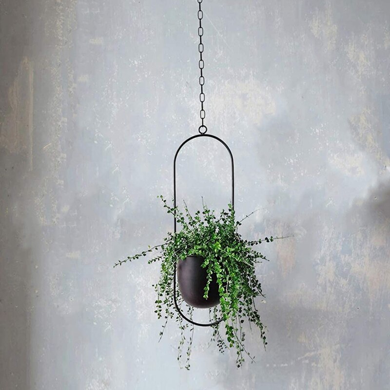 Pots de fleurs suspendus au mur et au plafond, Pots de fleurs et support pour plantes, adaptés à la décoration intérieure et extérieure du porche