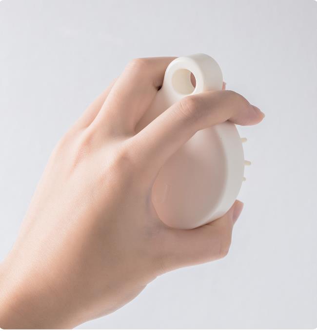 Youpin Sanft Silikon Kopfhaut Shampoo Massage Bürste Waschen Kamm Dusche Kopf Haar Mini Kopf Meridian Massage weit Zahn