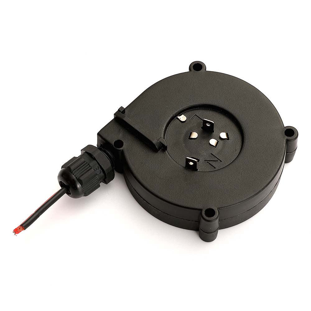 Mini cable reel, small retractable power cord reel, multi-purpose