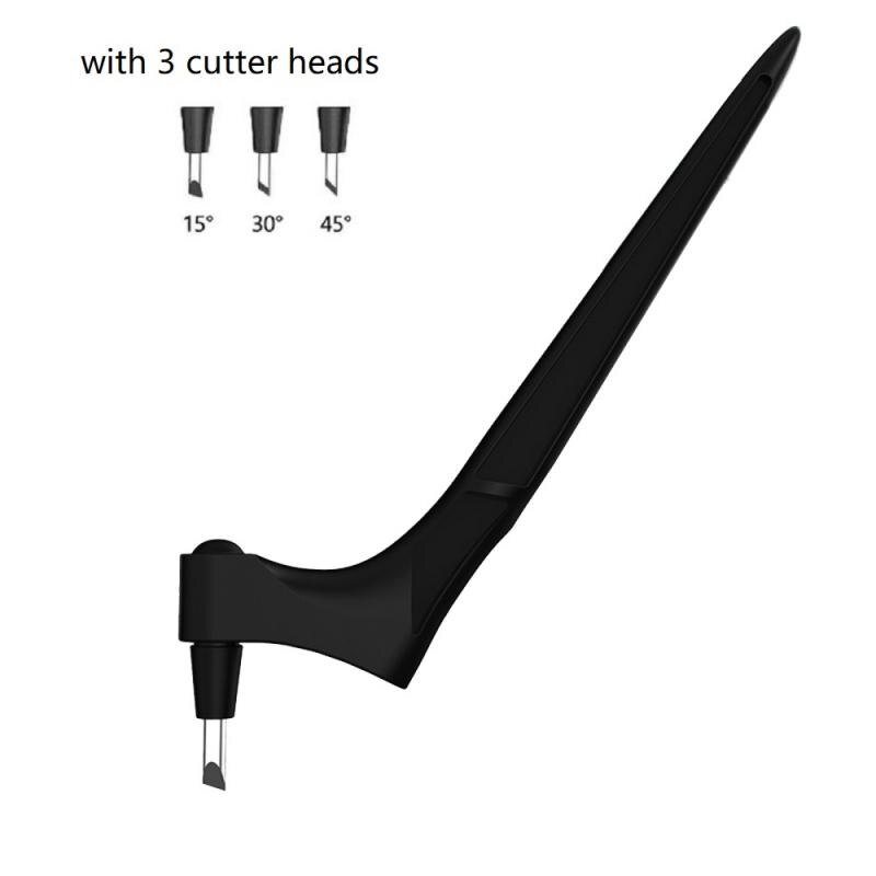 360° Rotary Cutter Handmade Craft Cutting Tools Blade Paper Sculpture Engraving Board Metal DIY Cutting Blades Utility Knife: Black