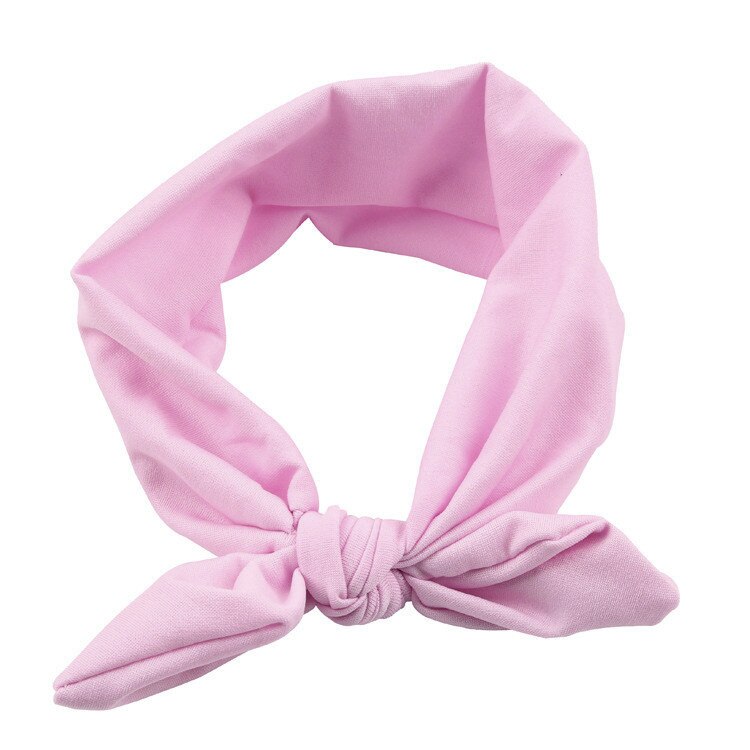 Baby Kids Girls copricapo coniglio fiocco orecchio fascia per capelli turbante nodo testa avvolge supporto per ragazze turbante fasce per capelli accessori per capelli