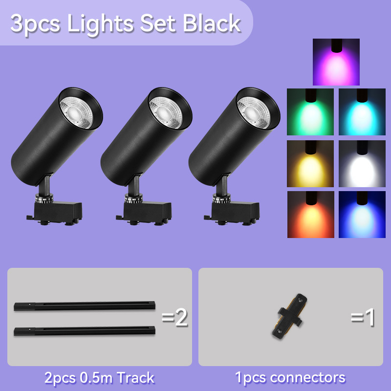 RGB Schiene Beleuchtung LED Neon- LED Stelle Bühne Lichter Leuchte Decke Lampe für Zimmer Dekor Disko Bar Bekleidungsgeschäft Schienen Licht einstellen