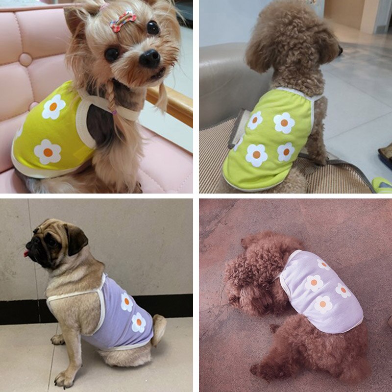 Sommer Hund Kleidung Chihuahua Welpen Haustier Kleidung Für Kleine mittelgroße Hunde Kostüm Welpen Hemd Yorkshire Ropa Perro Haustiere Hunde Kleidung