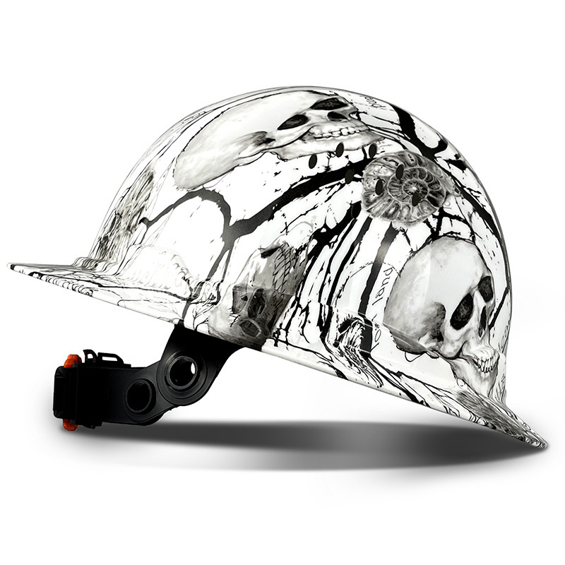 Veiligheidshelm Brede harde hoed met volledige rand Lichtgewicht werkkap met hoge sterkte Constructie Spoorwegmetallurgie Mijn Zomerzonnescherm: Mixed Color