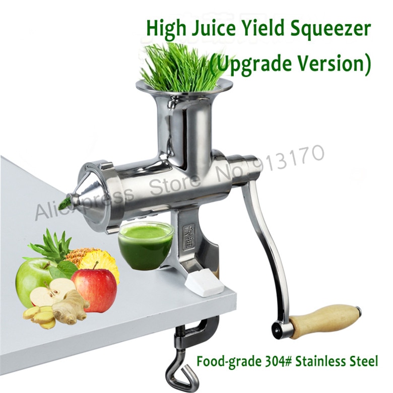 Juice Extractor Wheat Squeezer with High Juice Yield Hand-Operated Squeezer Food Tool Fuite Juicer Presser