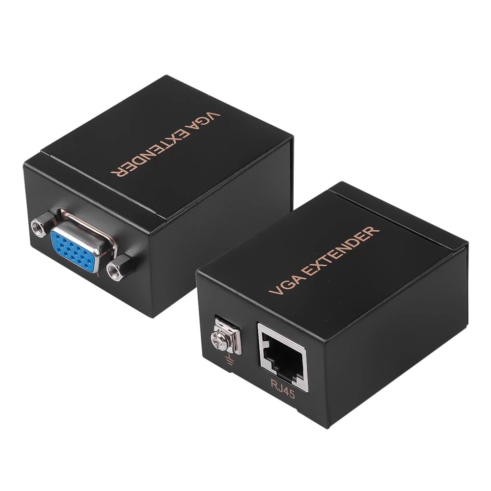 60M Vga Extender Over Ethernet Cat6/5 Kabel 30M Vga Naar RJ45 Extender Ontvanger Sender Adapter 1080P Voor Dvr Monitor Hdtv: Type-B