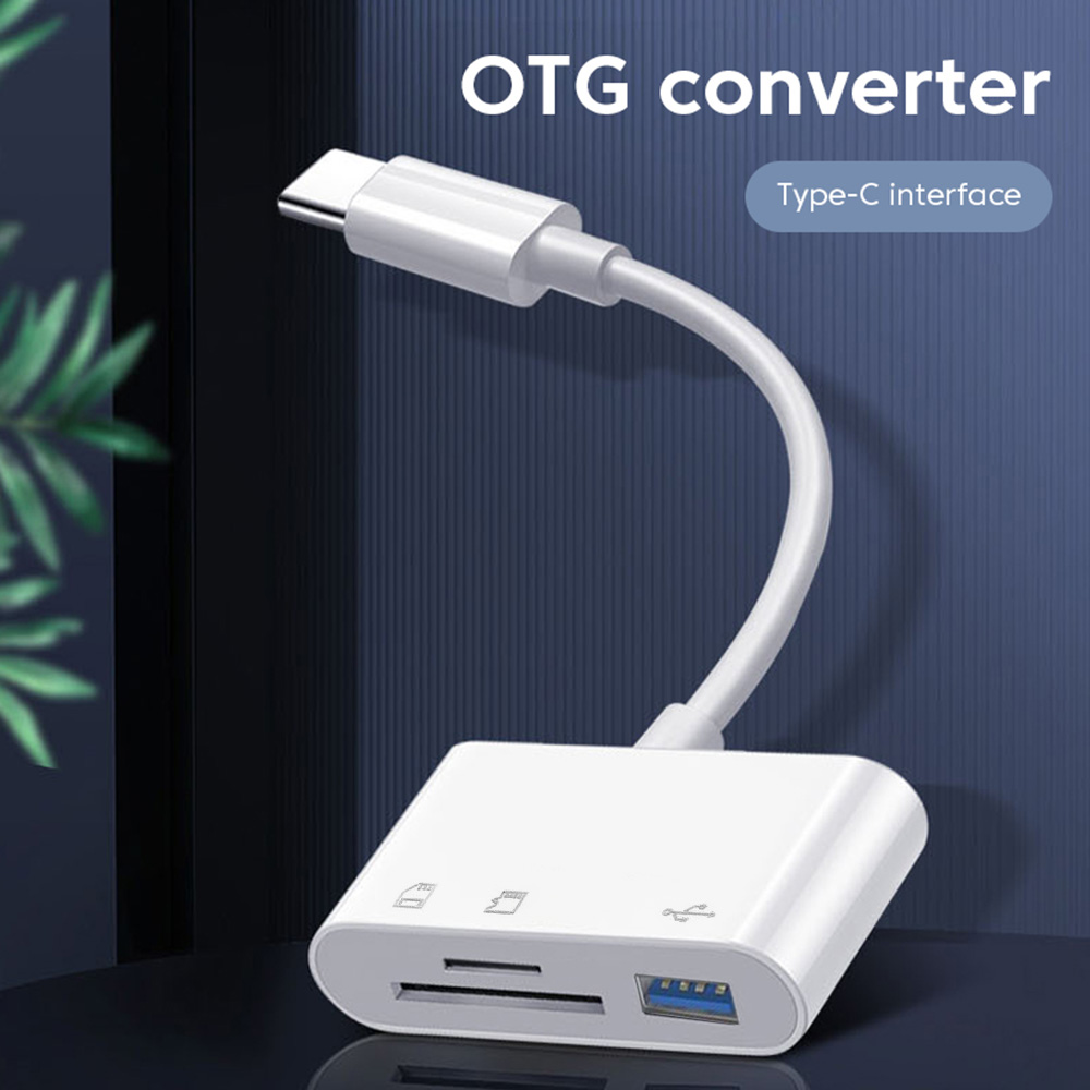 Olaf 3 w 1 czytnik kart SD TF typu C Micro SD Smart Memory Cardreader dla Macbook Samsung Huawei Xiaomi OTG Writer Compact Flash