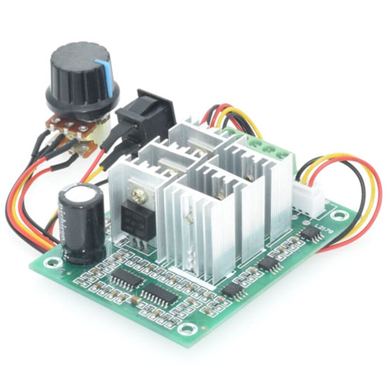 Controlador de Motor sin sensor BLDC trifásico sin escobillas BL01 150a Modulación de ventilador violento DC5V6V9V12V36V adelante y marcha atrás