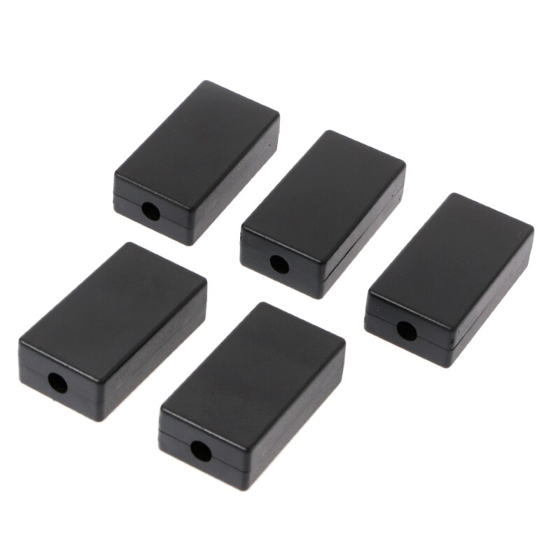 5Pcs Black Plastic Electronic Project Box Enclosure Instrument Case DIY 48x26x15mm