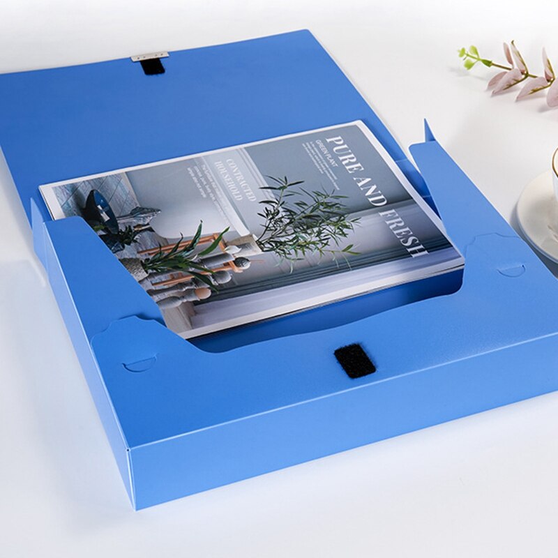 DL DINGLI File Case 35 Mm PP Plastic Box Blue, Pack Of 5