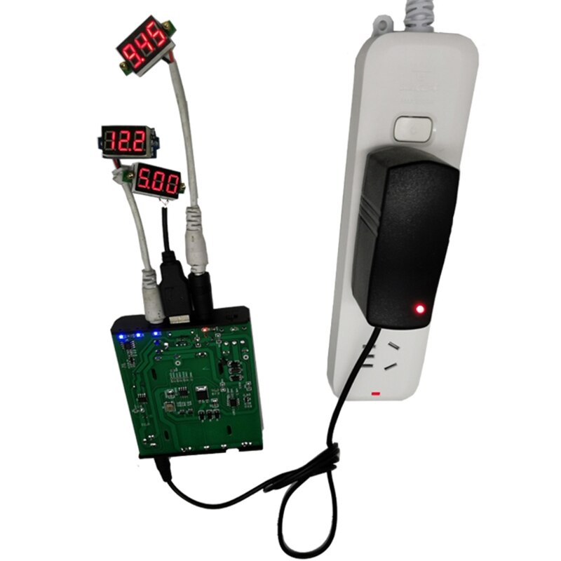 USB 5V DC 9V 12V Output 3x 18650 Battery UPS DIY Power Bank Box for Router Cellphone Tablet Modem CCTV Camera