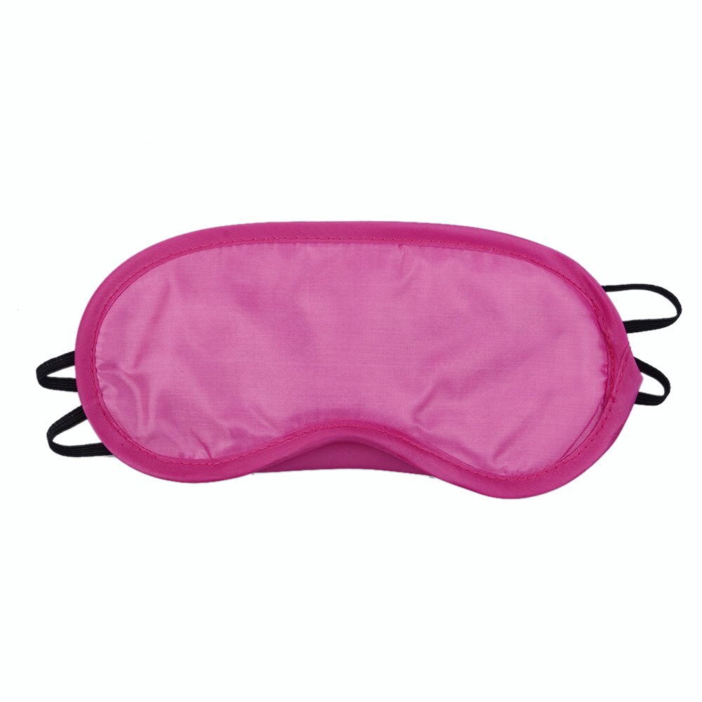 10pcs Soft Sleep Eye Patch Blackout Glasses Fatigue Mitigation Nerve Breathable Cool Travel Sleep Rest Aid Eye Mask Portable: rose Red