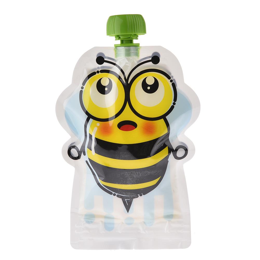 8 stk 148ml babymad opbevaringspose bærbar bpa-fri genanvendelig forseglet supplerende madpose hjemmelavet pure pulp opbevaringspose