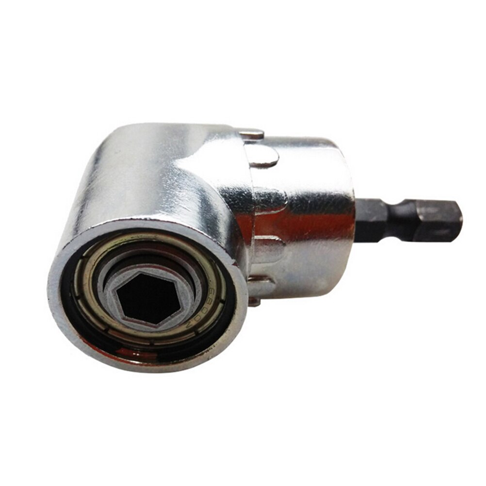 105 Degree Right Driver Angle Extension Drilling Shank Screwdriver Magnetic 1/4 Inch Hex Drill Bit Socket Adaptor Sleeve Holder