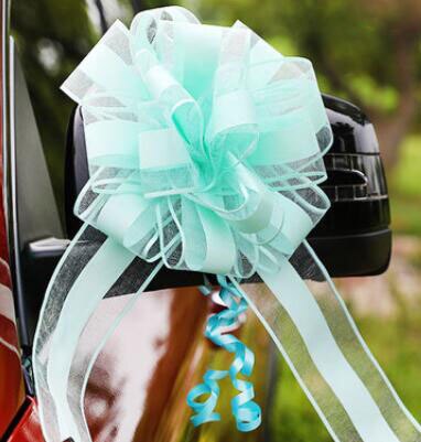 Strik lint snoepkleurige sneeuw garen omwikkeld rand jaar feest bruiloft tas auto familie verpakking decoratief lint: Nr . .5