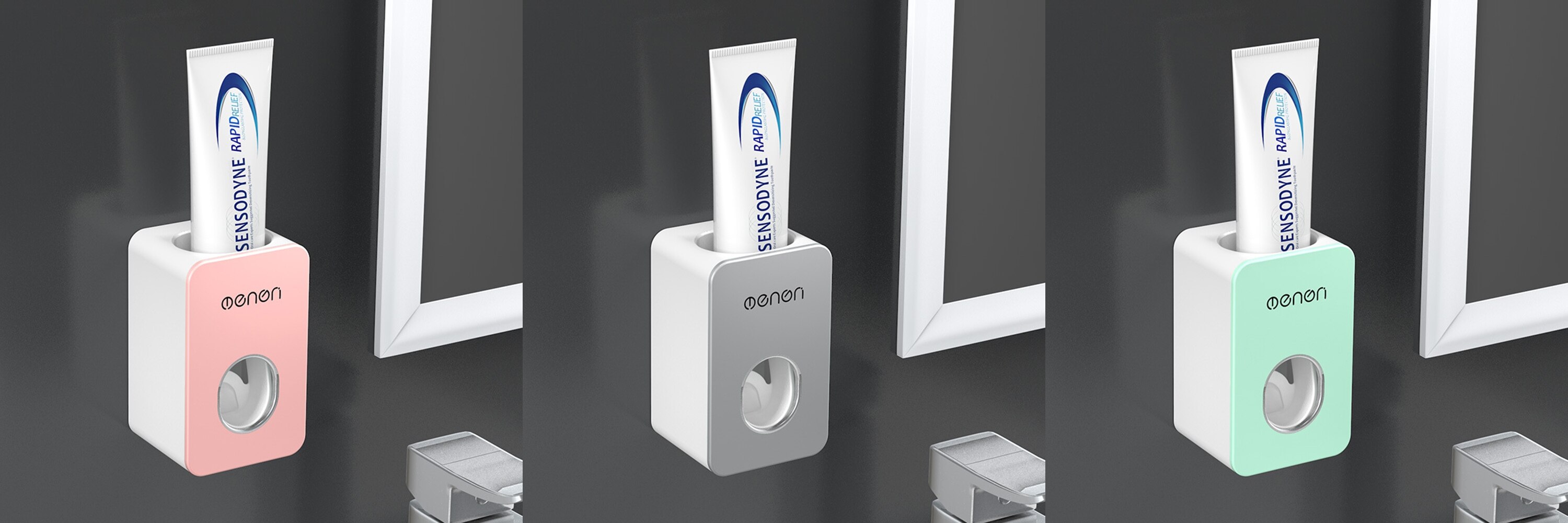 Automatic Toothpaste Squeezer Hand Free Tooth Paste Squeezing Dispenser Easy Press Toothpaste Holder Bathroom Tools: Random color