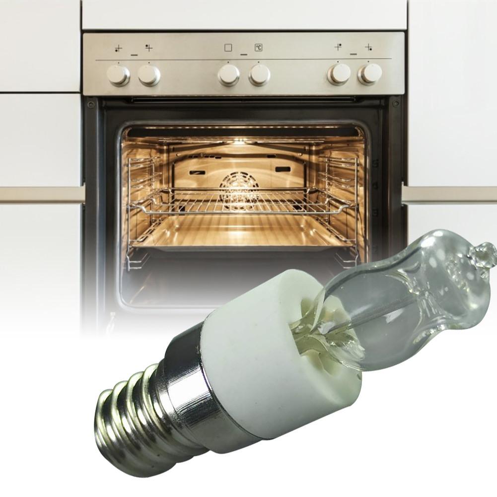E14 Oven Light Bulb 50W High Temperature Resistant Safe Halogen Lamp Dryer Microwave Bulb 110V/220V 750LM 2700K