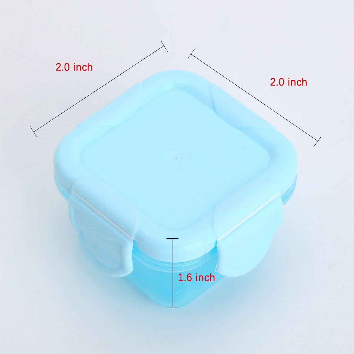 6 Food Milk Storage Freezer Container Baby Powdered Formula Breast Milk Store Jars Airtight Small BPA-Free Plastic Pots with Lid