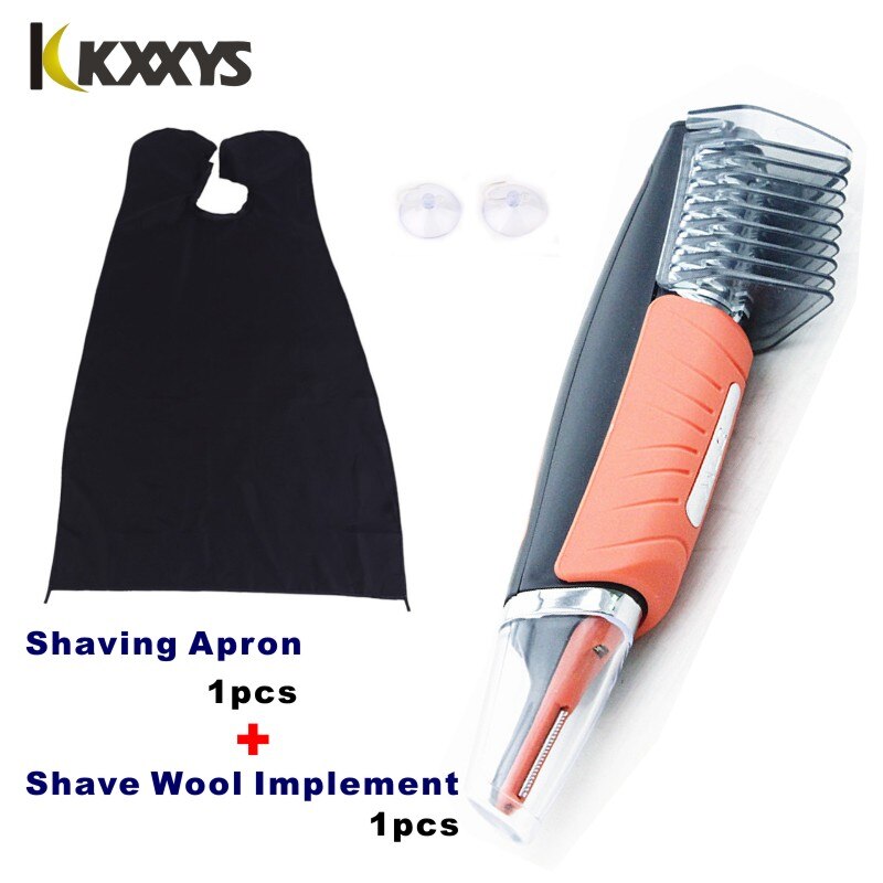 Micro Precision Eyebrow Ear Nose Trimmer Removal Clipper Shaver Unisex Personal Electric Face Care Hair Trimer With LED Light: 189 1pc B-Apron 1pc