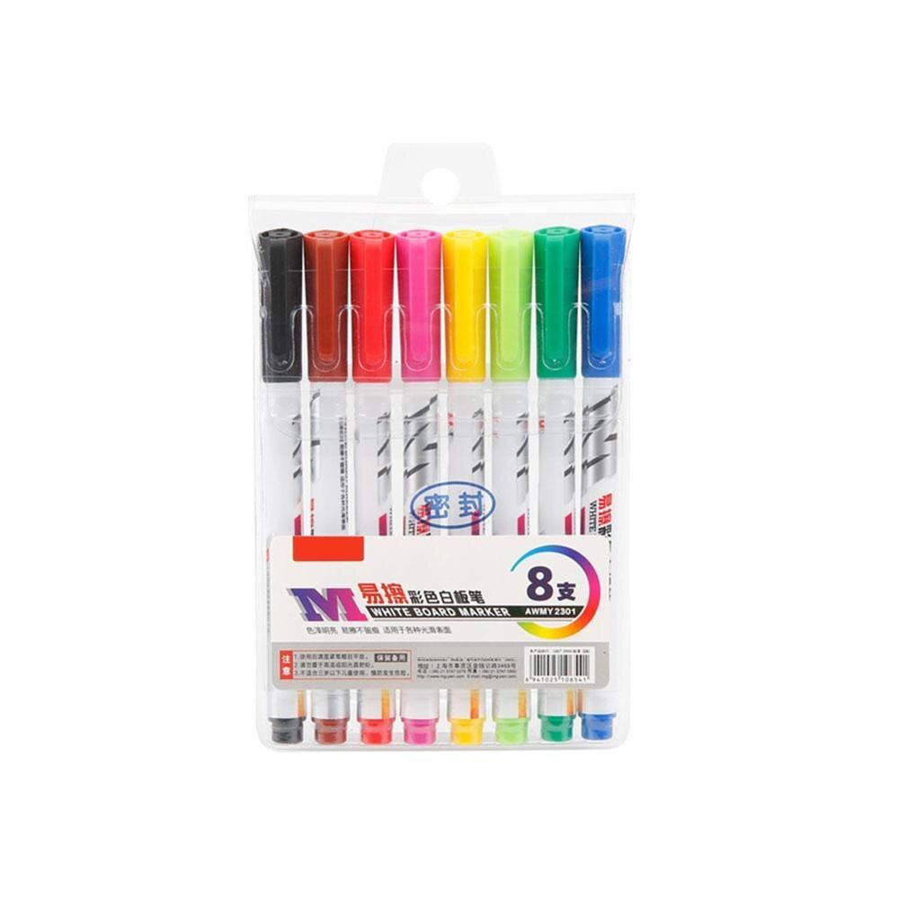 Kleur Whiteboard Markers Waterbasis Uitwisbare Marker Pen Nontoxic Schrijven En Tekenen Leren Pen Voor Kinderen: Default Title